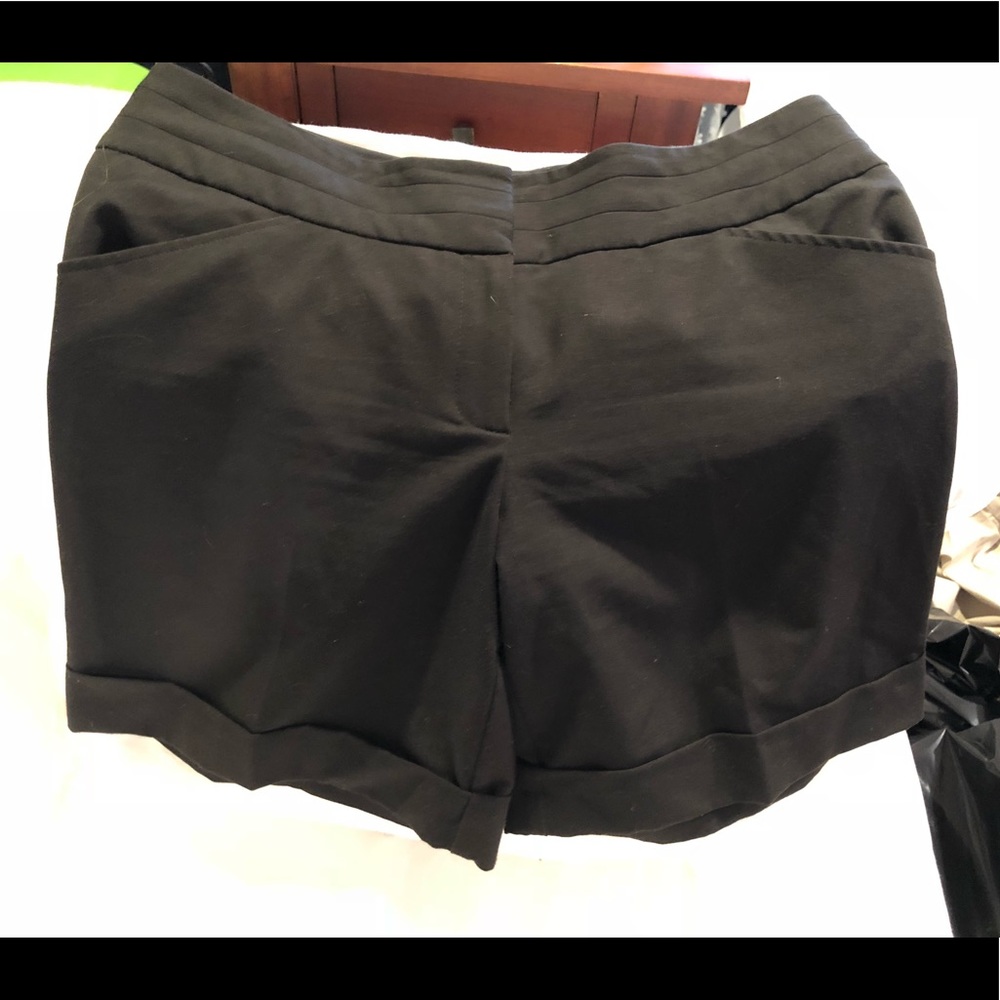 Black dressy shorts